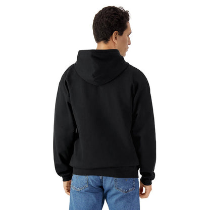 Black - Back - Gildan Mens Softstyle Fleece Midweight Full Zip Hoodie
