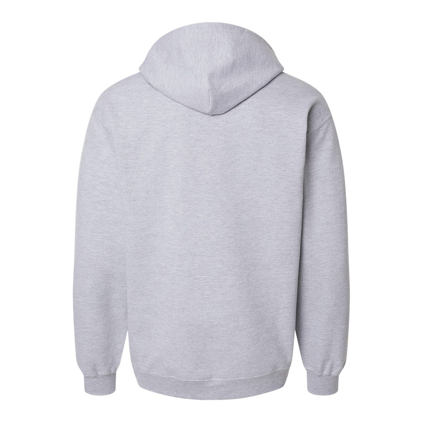 Sports Grey - Back - Gildan Mens Softstyle Fleece Midweight Full Zip Hoodie