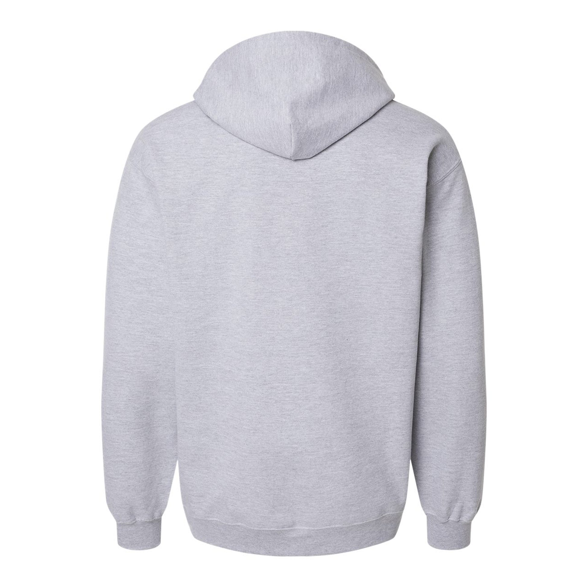 Sports Grey - Back - Gildan Mens Softstyle Fleece Midweight Full Zip Hoodie