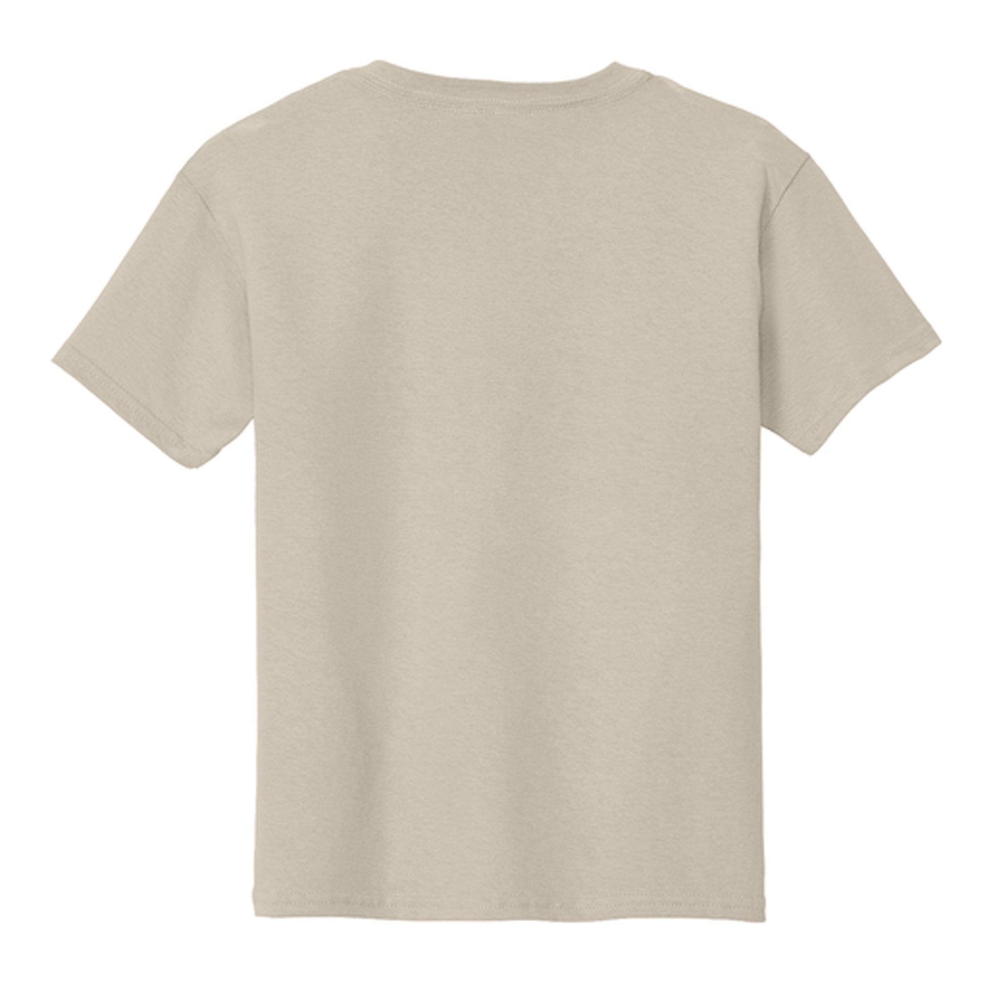 Sand - Back - Gildan Childrens-Kids Plain Lightweight T-Shirt