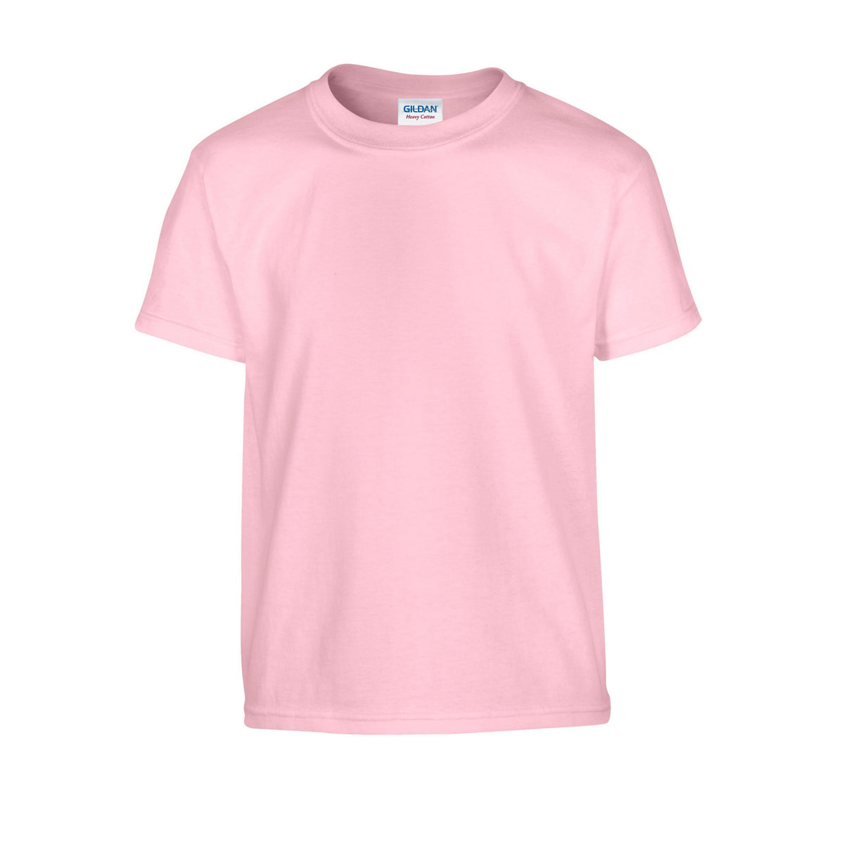 Light Pink - Front - Gildan Childrens-Kids Plain Lightweight T-Shirt
