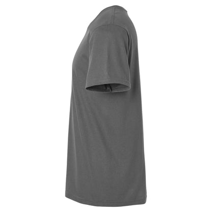 Charcoal - Side - Gildan Mens Plain Lightweight T-Shirt