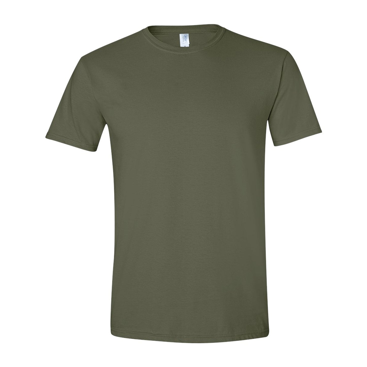 Military Green - Front - Gildan Mens Plain Lightweight T-Shirt