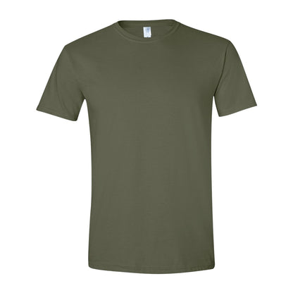 Military Green - Front - Gildan Mens Plain Lightweight T-Shirt