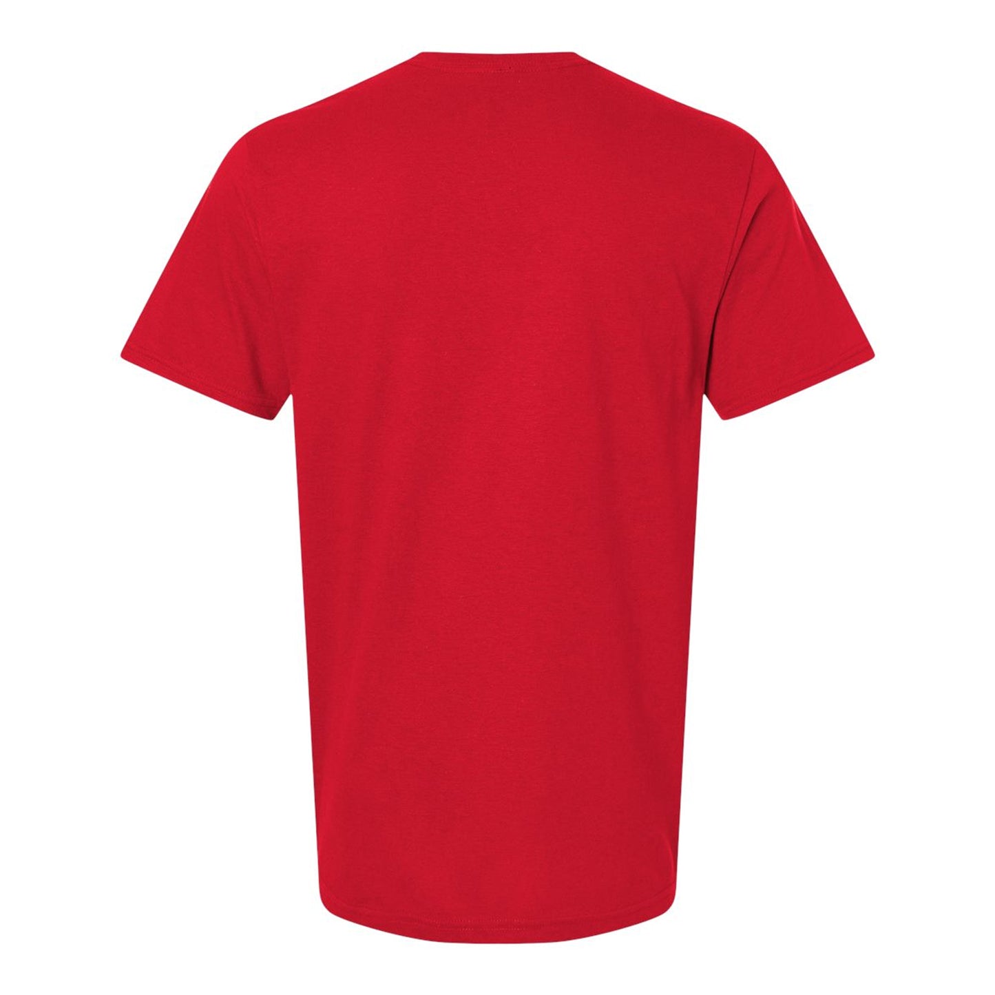 Red - Back - Gildan Mens Plain Lightweight T-Shirt