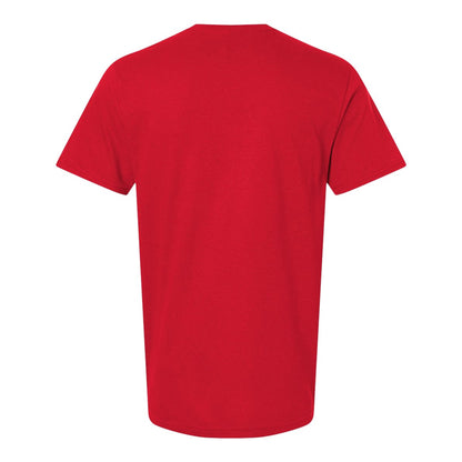 Red - Back - Gildan Mens Plain Lightweight T-Shirt