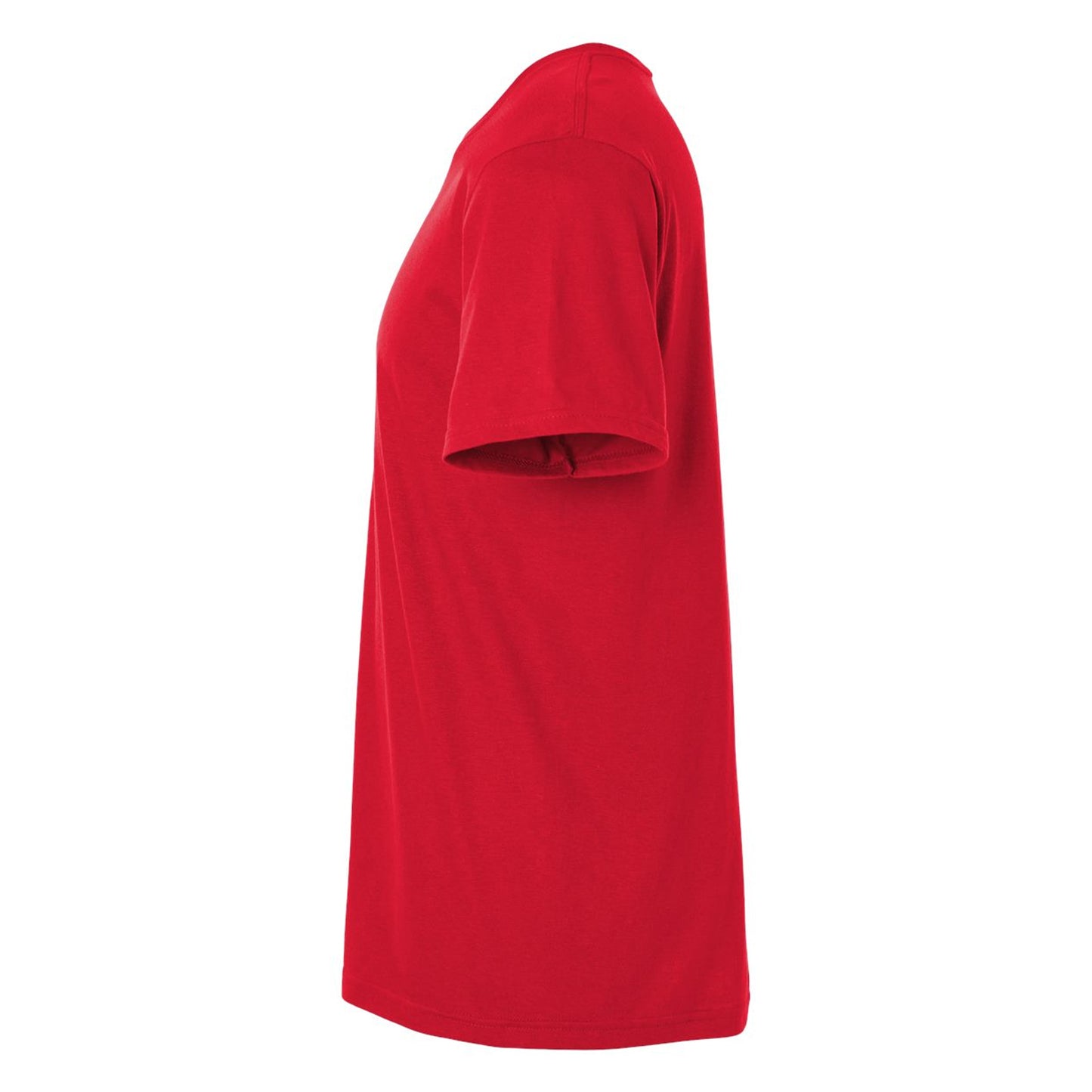 Red - Side - Gildan Mens Plain Lightweight T-Shirt