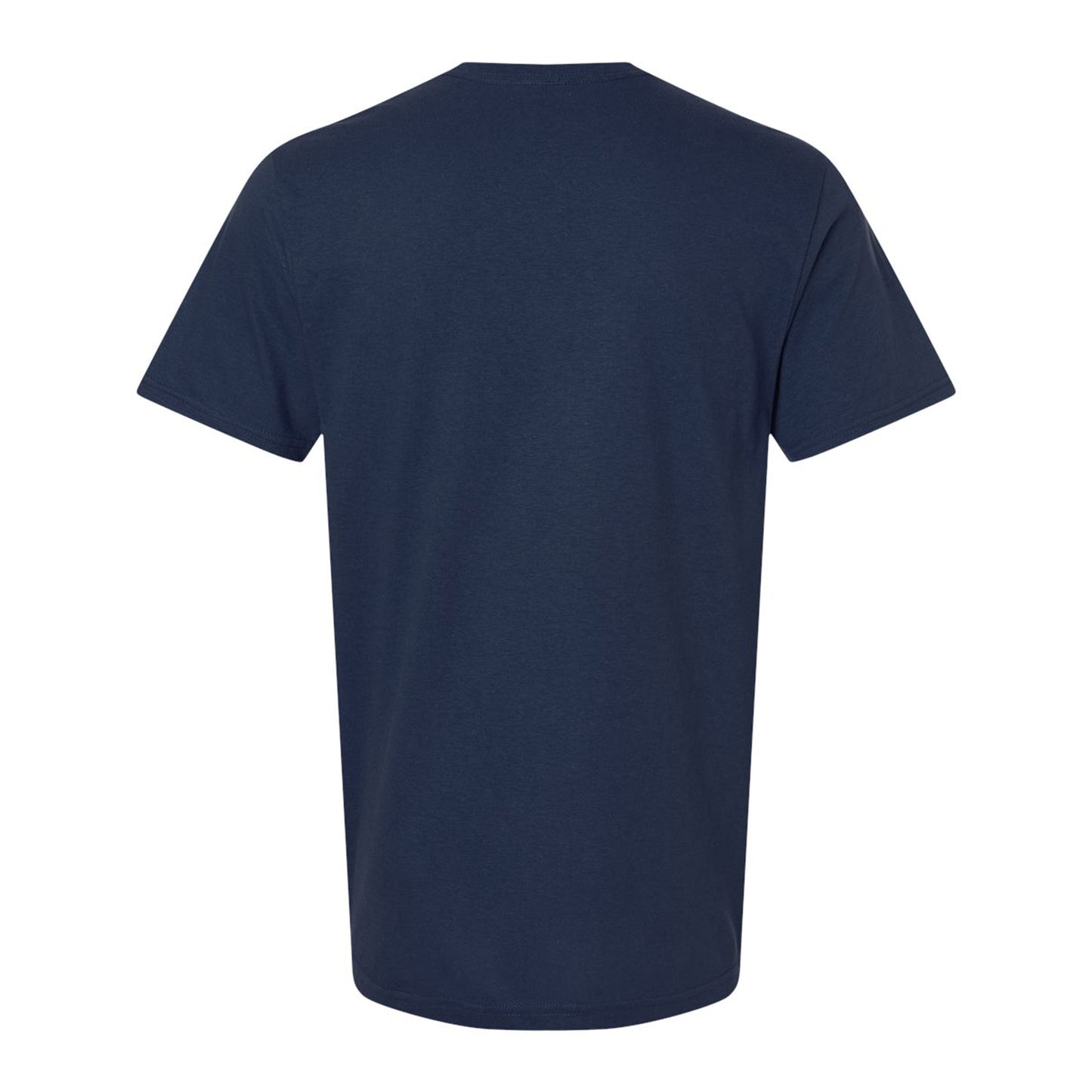 Navy - Back - Gildan Mens Plain Lightweight T-Shirt