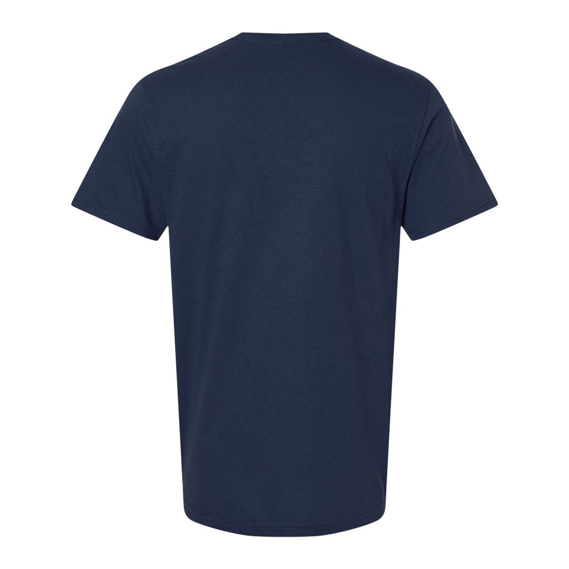 Navy - Back - Gildan Mens Plain Lightweight T-Shirt