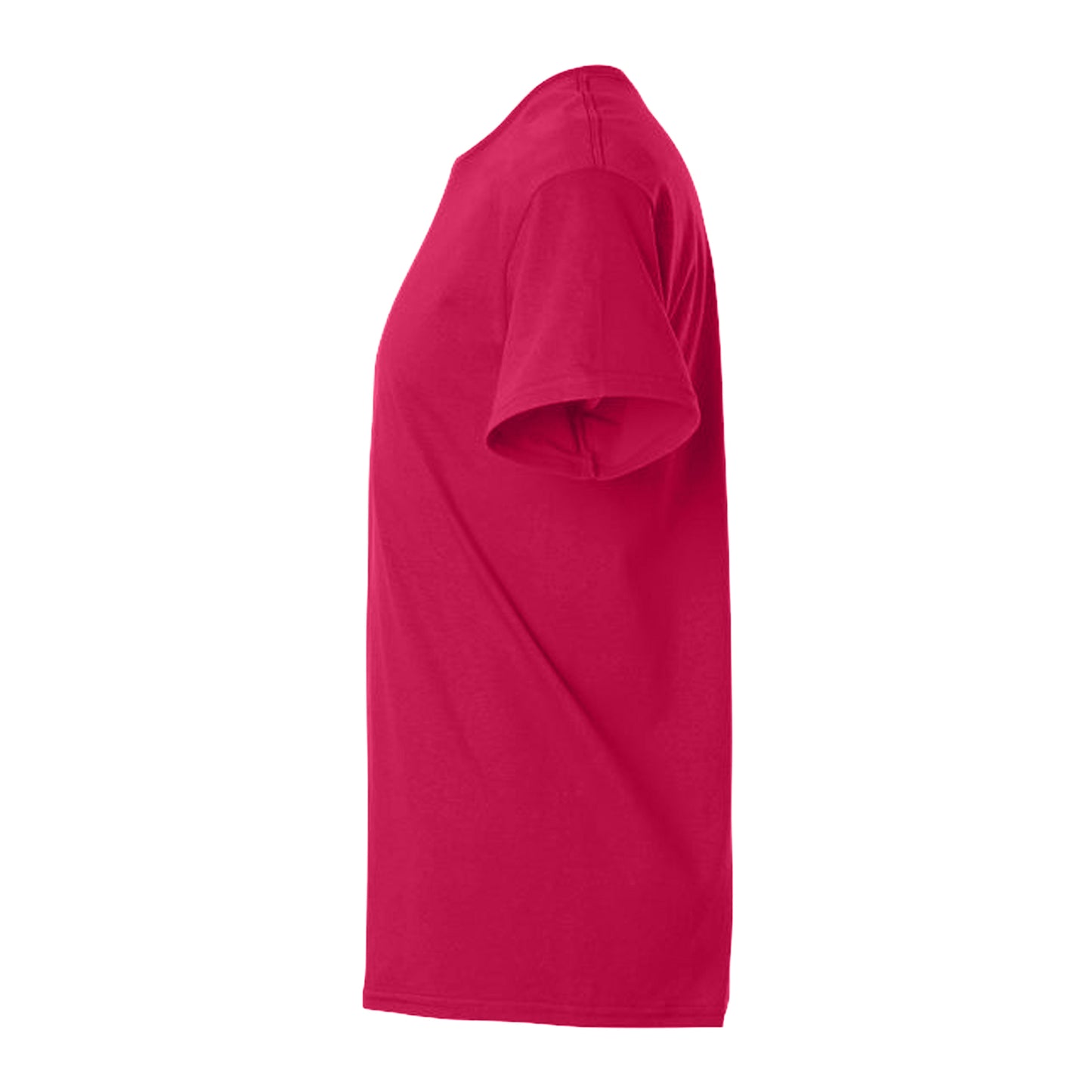 Cherry Red - Side - Gildan Mens Plain Lightweight T-Shirt