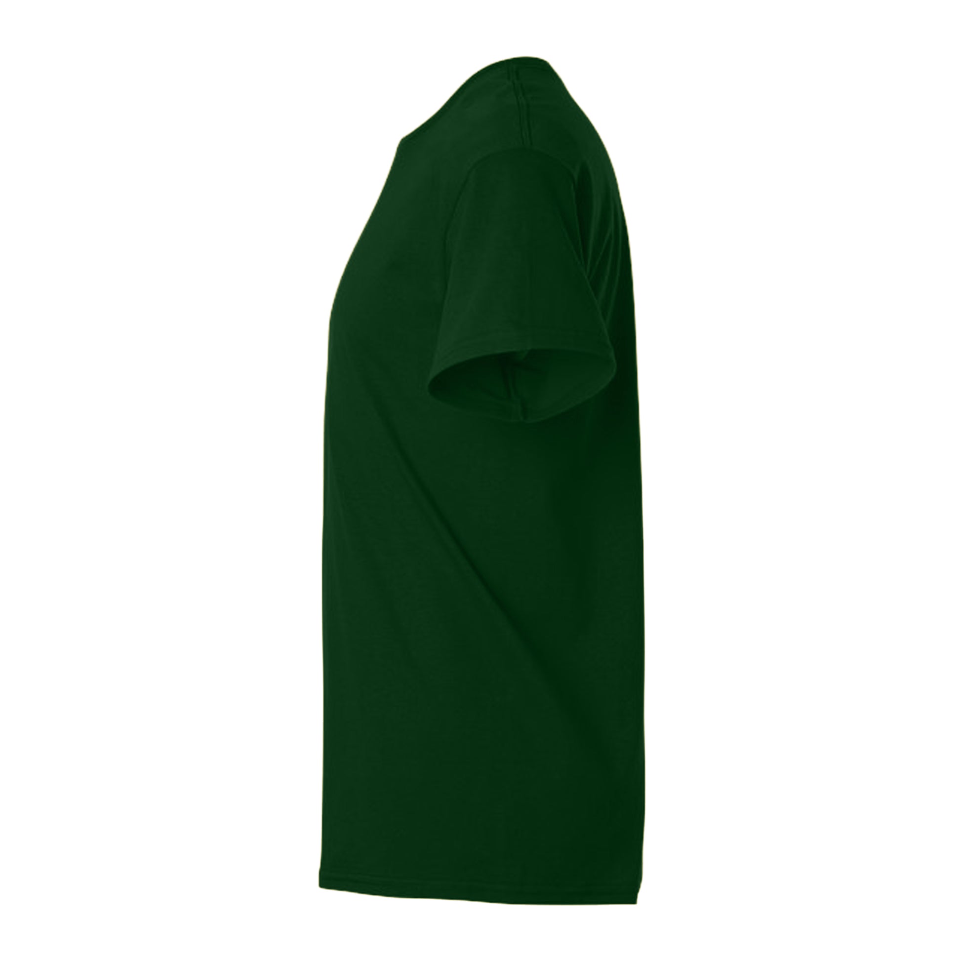 Forest Green - Side - Gildan Mens Plain Lightweight T-Shirt