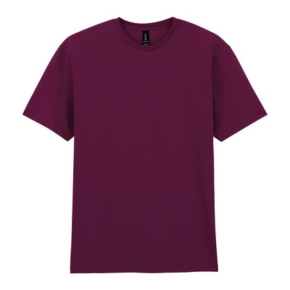 Maroon - Front - Gildan Mens Plain Lightweight T-Shirt