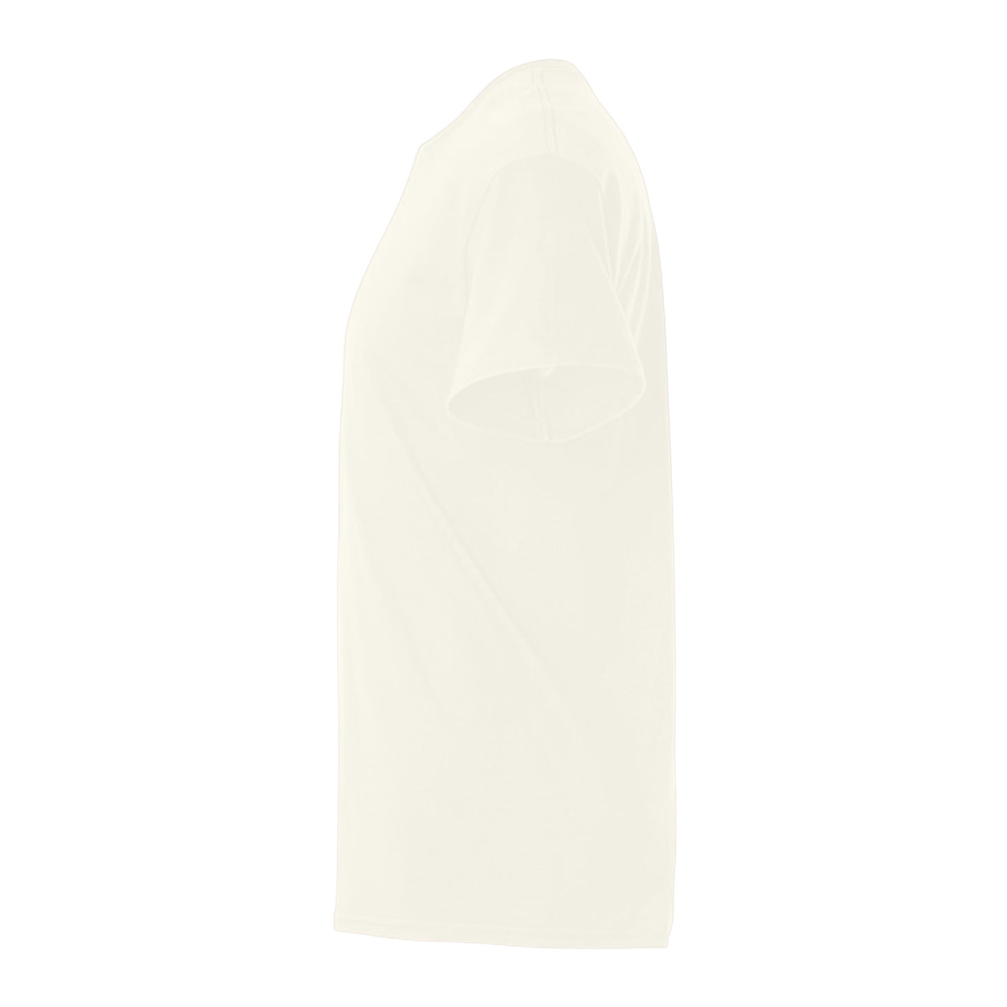 Off White - Side - Gildan Mens Plain Lightweight T-Shirt