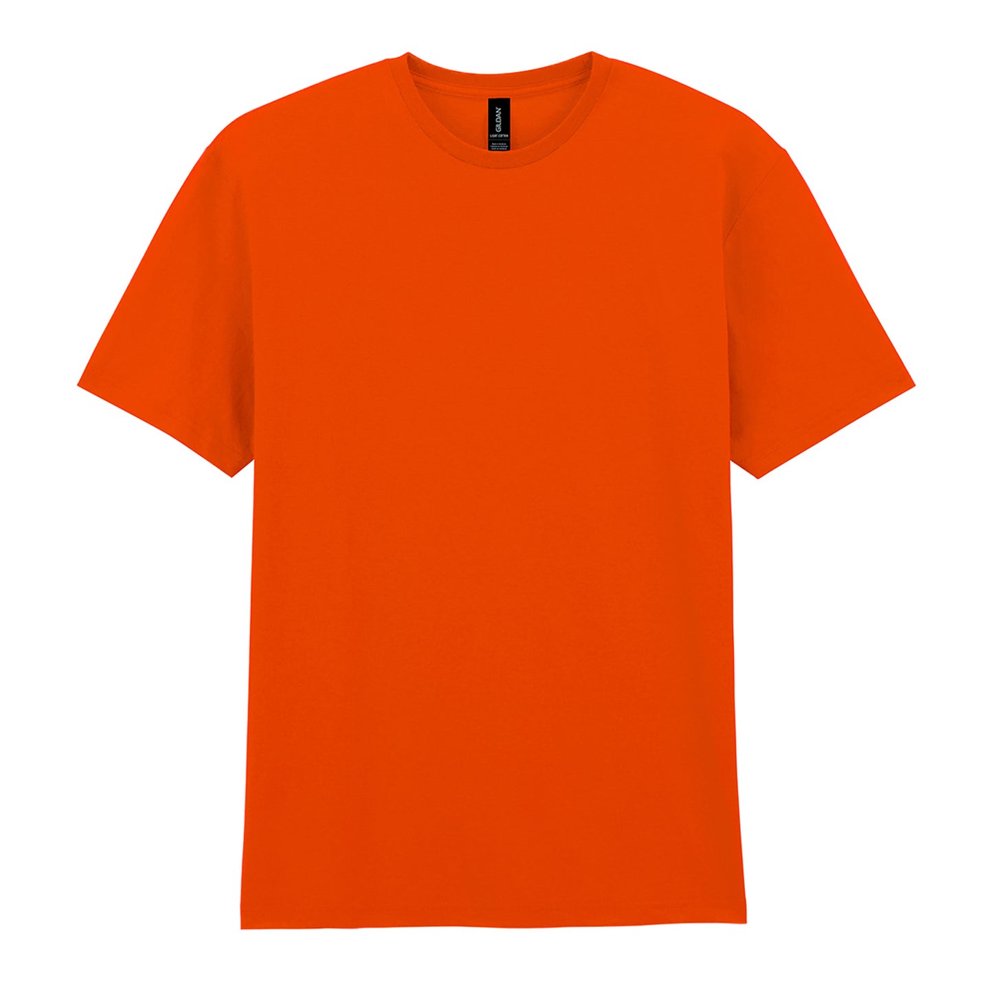Orange - Front - Gildan Mens Plain Lightweight T-Shirt