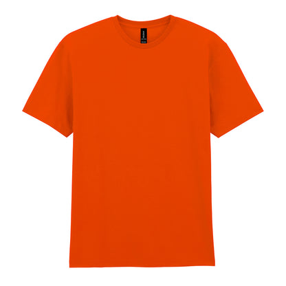 Orange - Front - Gildan Mens Plain Lightweight T-Shirt