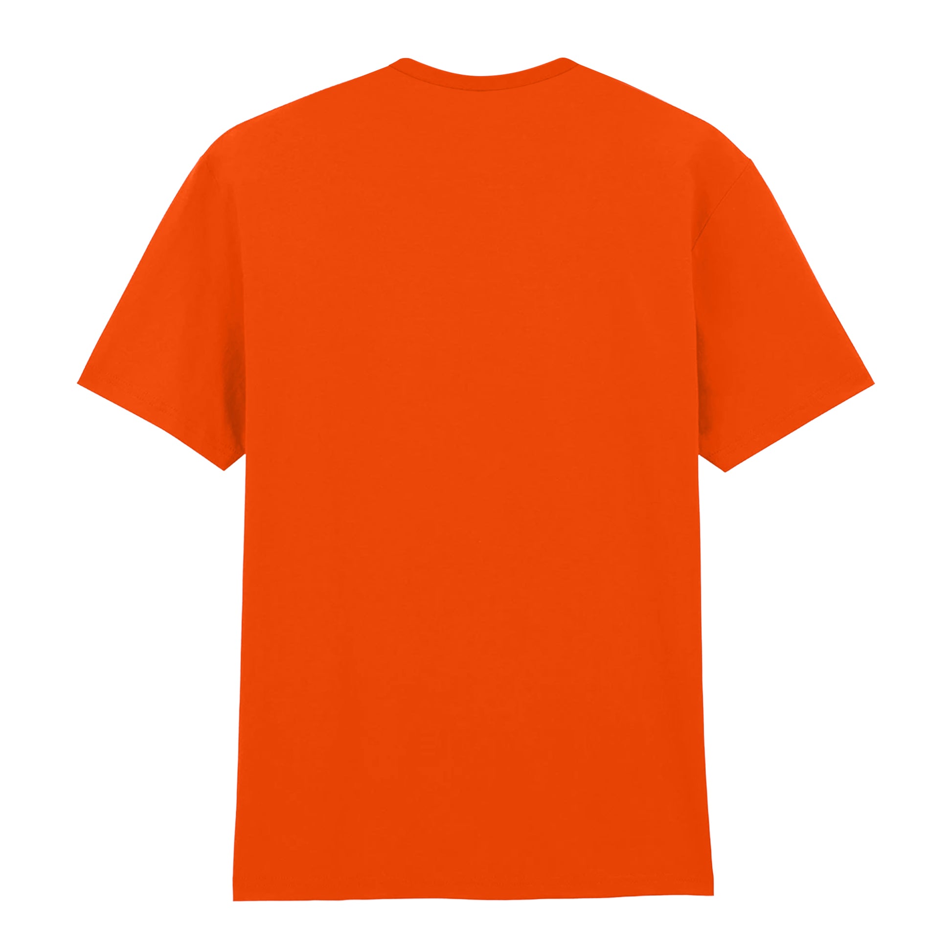Orange - Back - Gildan Mens Plain Lightweight T-Shirt