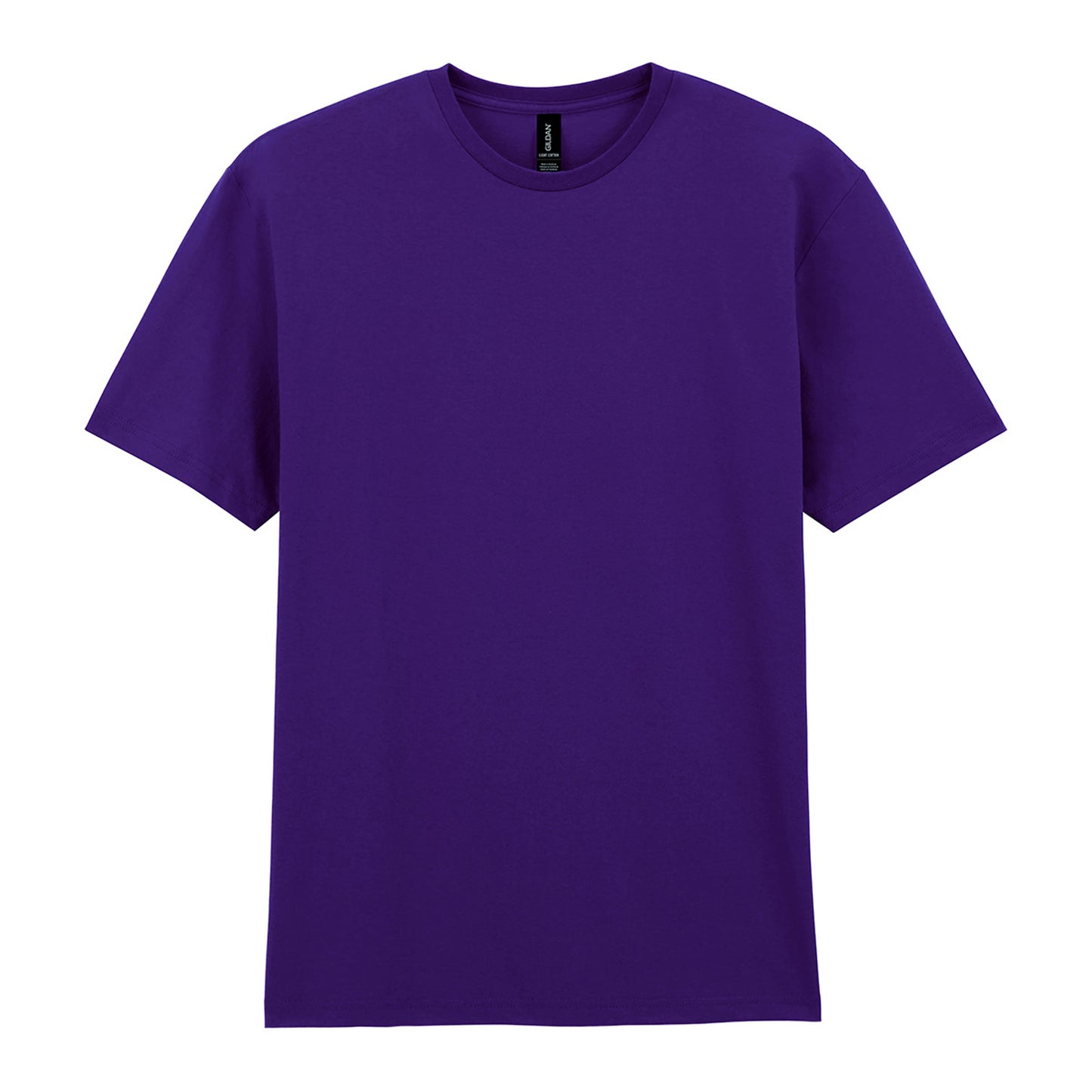 Purple - Front - Gildan Mens Plain Lightweight T-Shirt