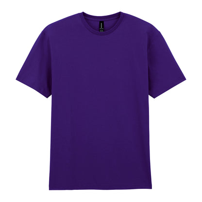 Purple - Front - Gildan Mens Plain Lightweight T-Shirt