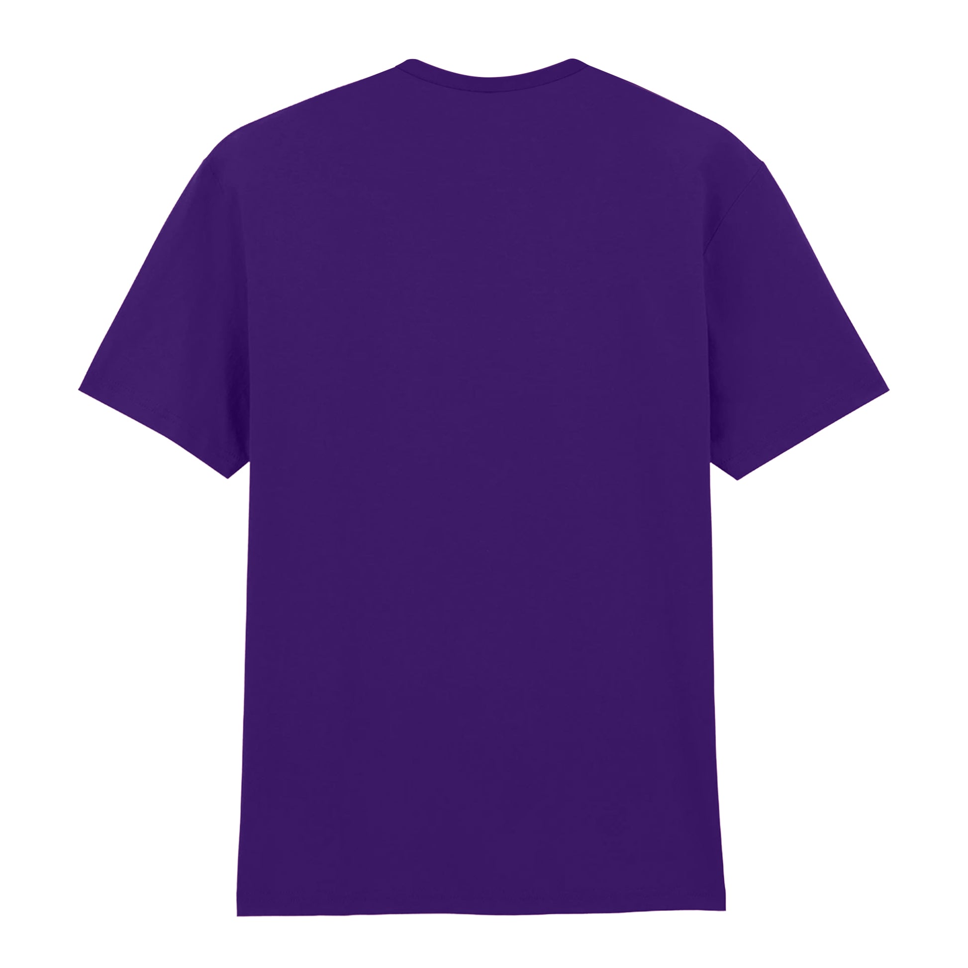 Purple - Back - Gildan Mens Plain Lightweight T-Shirt