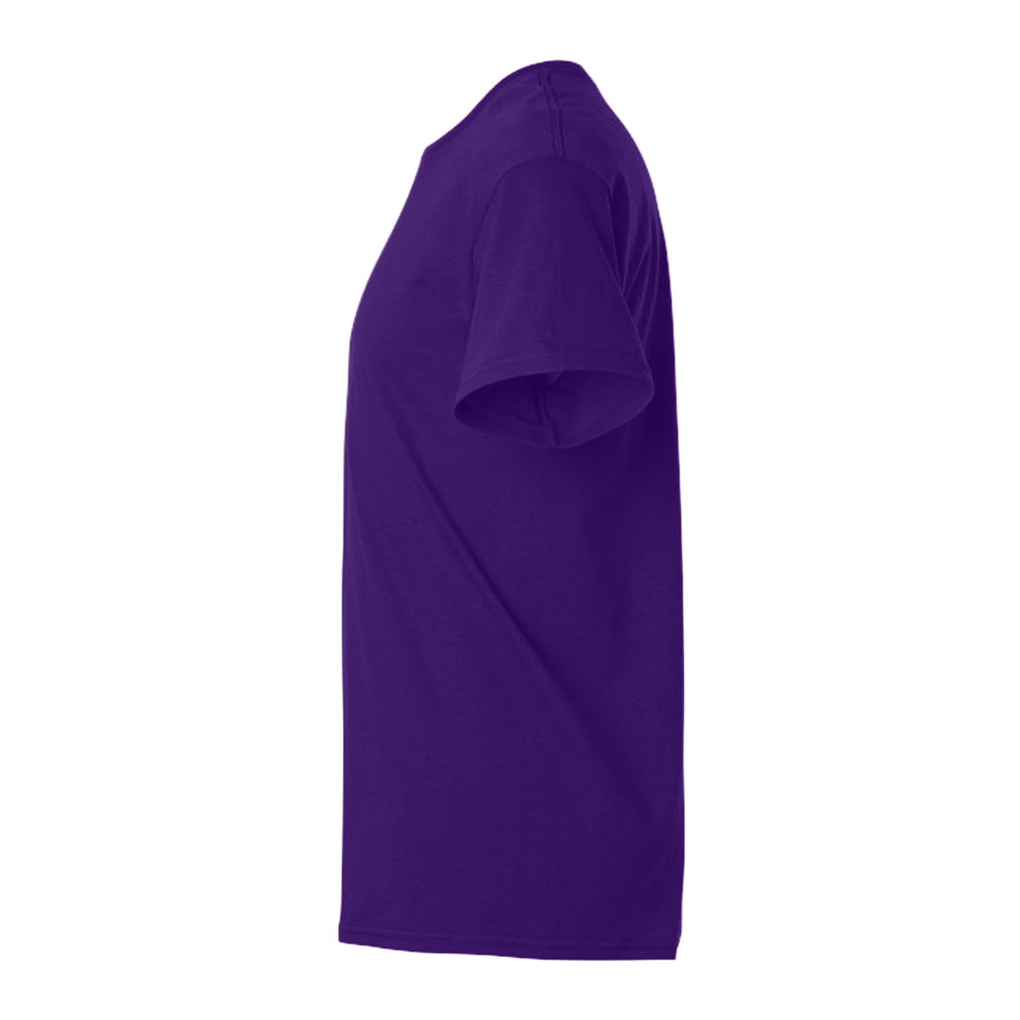 Purple - Side - Gildan Mens Plain Lightweight T-Shirt