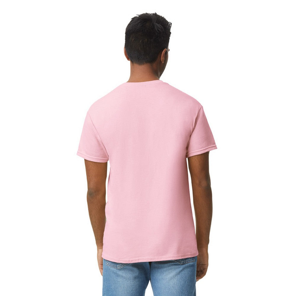 Light Pink - Back - Gildan Mens Plain Lightweight T-Shirt