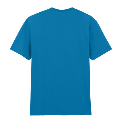 Sapphire - Back - Gildan Mens Plain Lightweight T-Shirt
