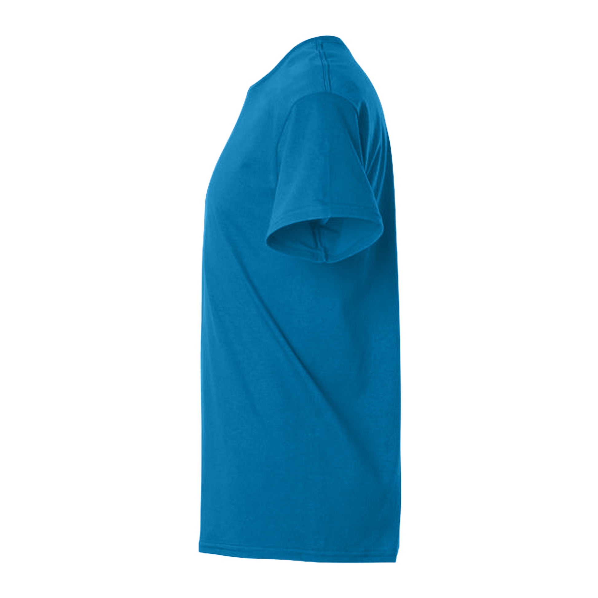 Sapphire - Side - Gildan Mens Plain Lightweight T-Shirt