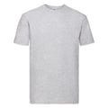 Heather Grey - Front - Fruit of the Loom Unisex Adult Super Premium T-Shirt