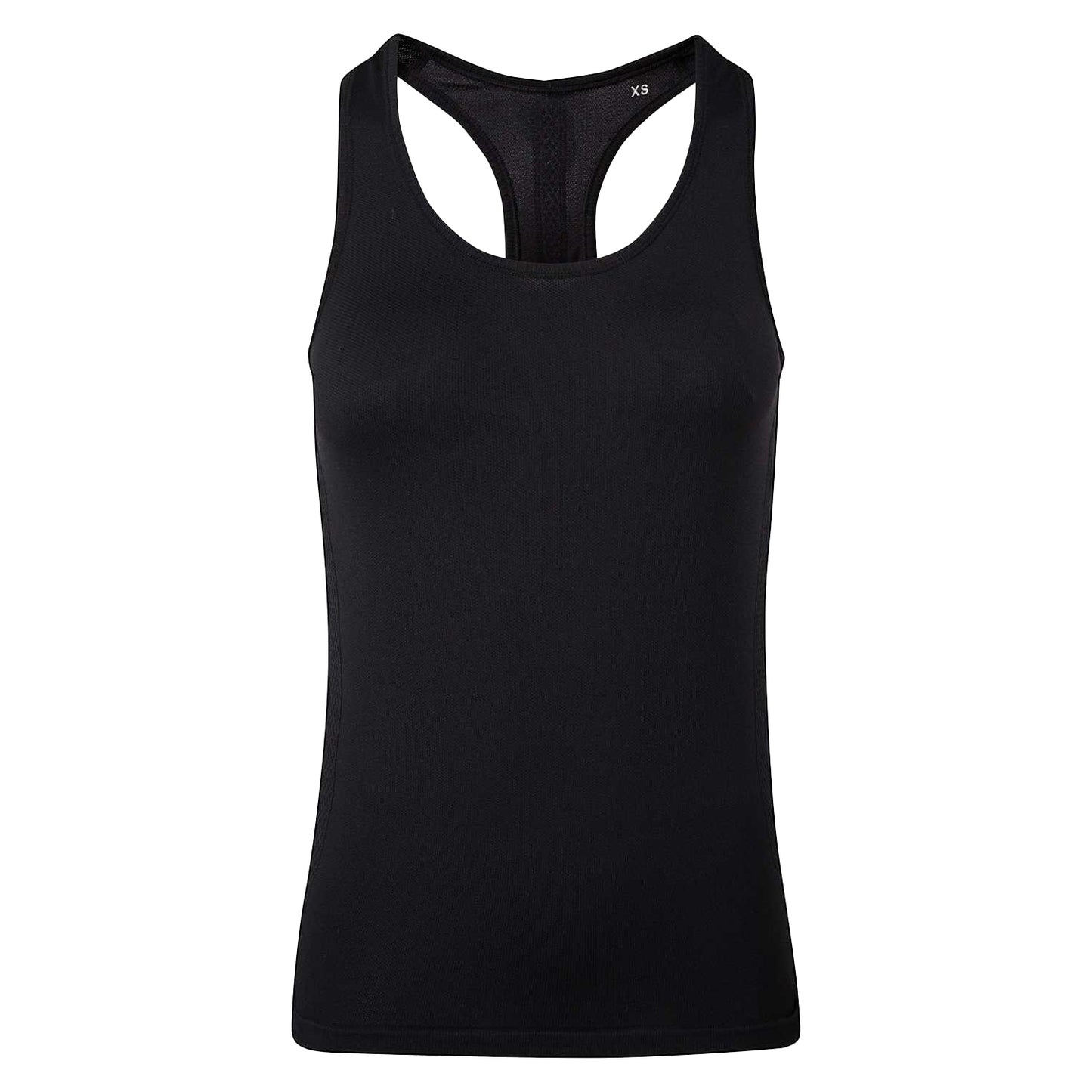 Full Black - Front - TriDri Womens-Ladies 3D Fit Sculpt Sculpted Seamless 3D Sport Vest