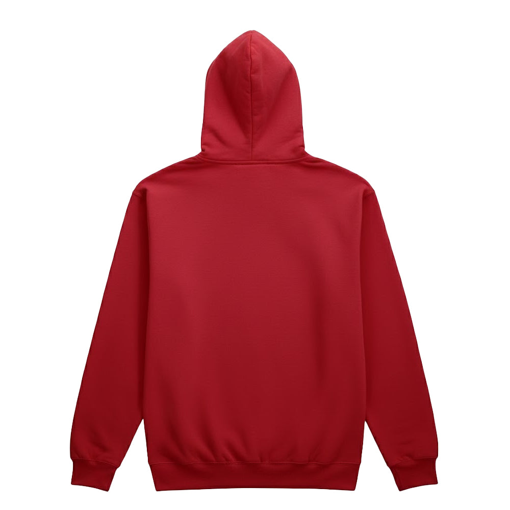 Cardinal Red - Back - Gildan Unisex Adult Midweight Fleece Hoodie