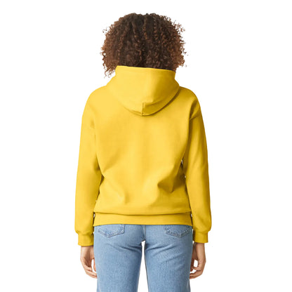 Daisy - Back - Gildan Unisex Adult Midweight Fleece Hoodie