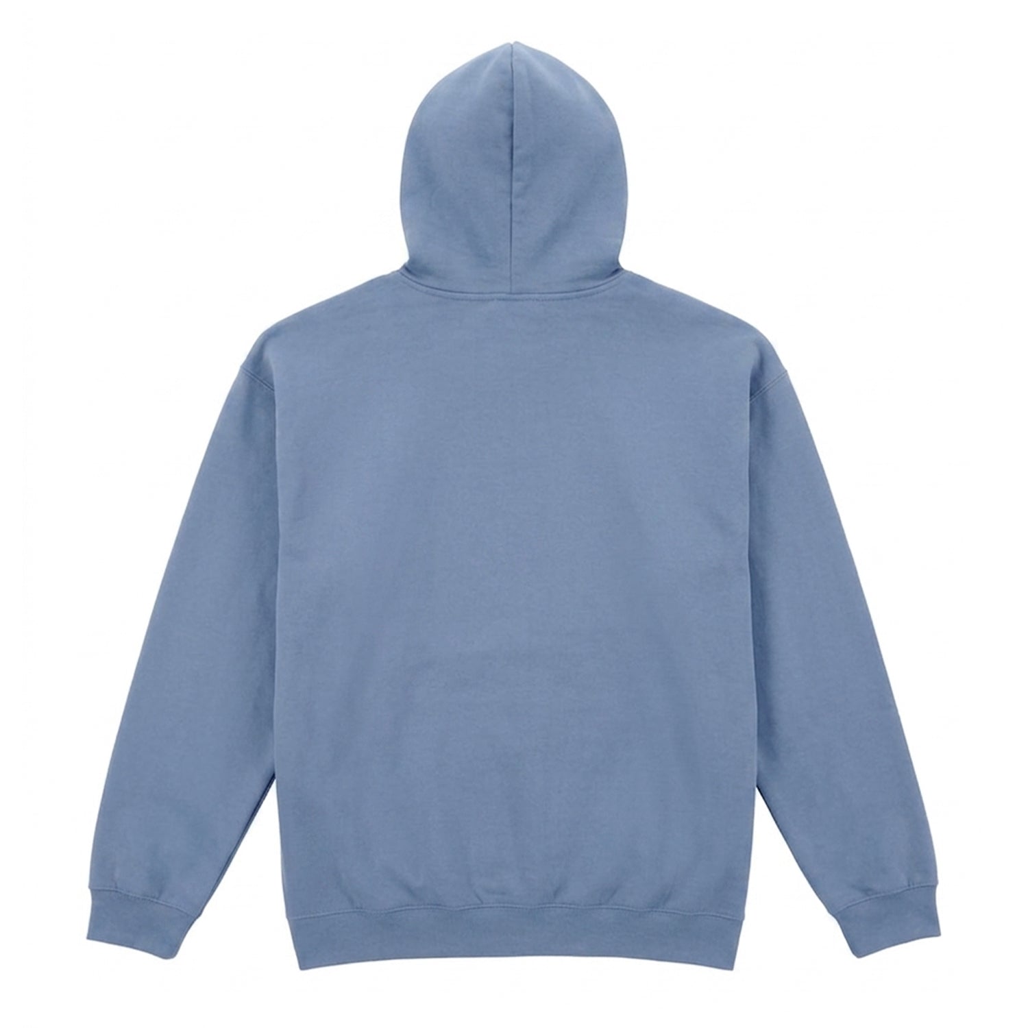 Stone Blue - Back - Gildan Unisex Adult Midweight Fleece Hoodie