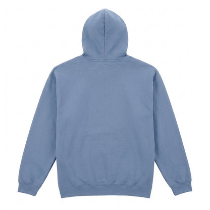 Stone Blue - Back - Gildan Unisex Adult Midweight Fleece Hoodie