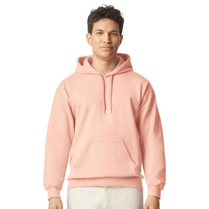 Dusty Rose - Side - Gildan Unisex Adult Midweight Fleece Hoodie