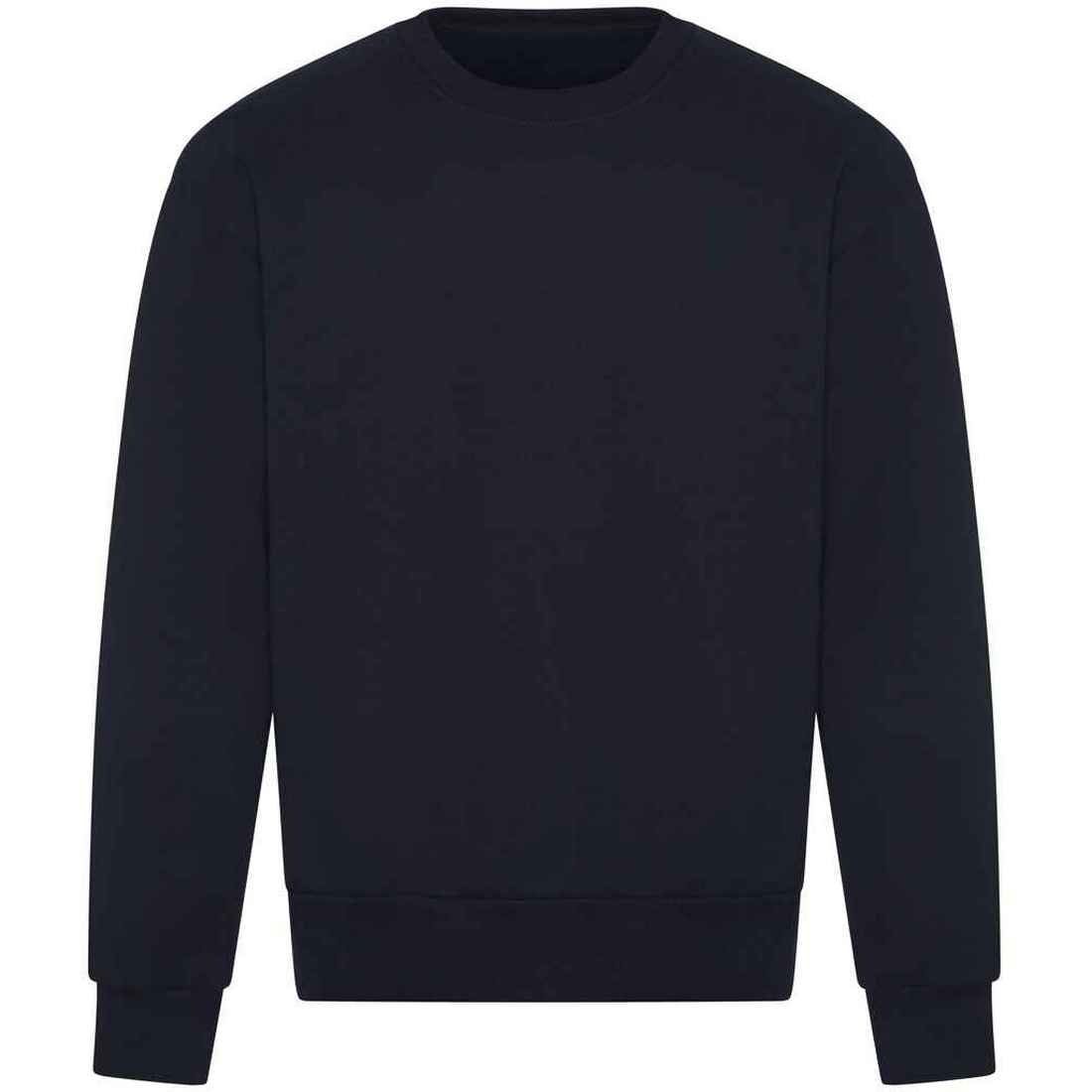 New French Navy - Front - Awdis Unisex Adult Signature Heavyweight Sweatshirt