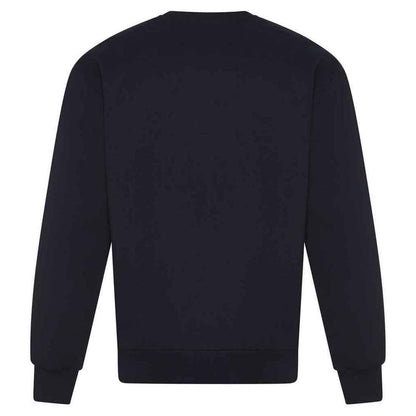 New French Navy - Back - Awdis Unisex Adult Signature Heavyweight Sweatshirt
