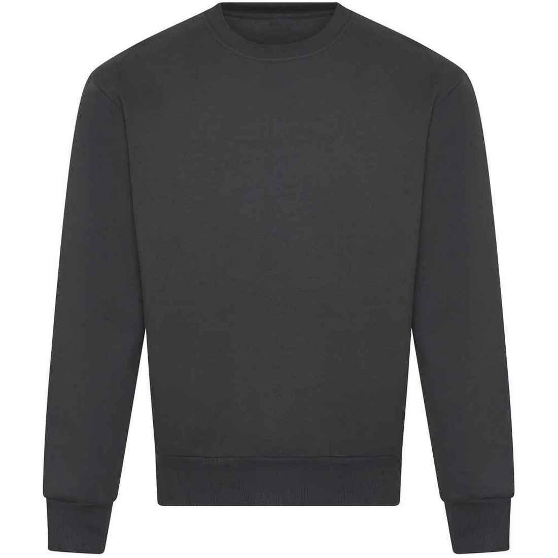 Solid Charcoal - Front - Awdis Unisex Adult Signature Heavyweight Sweatshirt