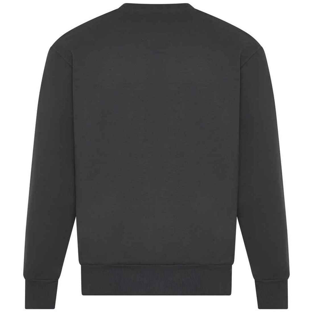 Solid Charcoal - Back - Awdis Unisex Adult Signature Heavyweight Sweatshirt