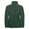 Bottle Green - Back - Russell Childrens-Kids Full Zip Outdoor Fleece Jacket