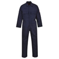 Navy - Front - Portwest Mens Bizweld Flame Retardant Coverall - Workwear
