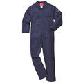 Navy - Back - Portwest Mens Bizweld Flame Retardant Coverall - Workwear