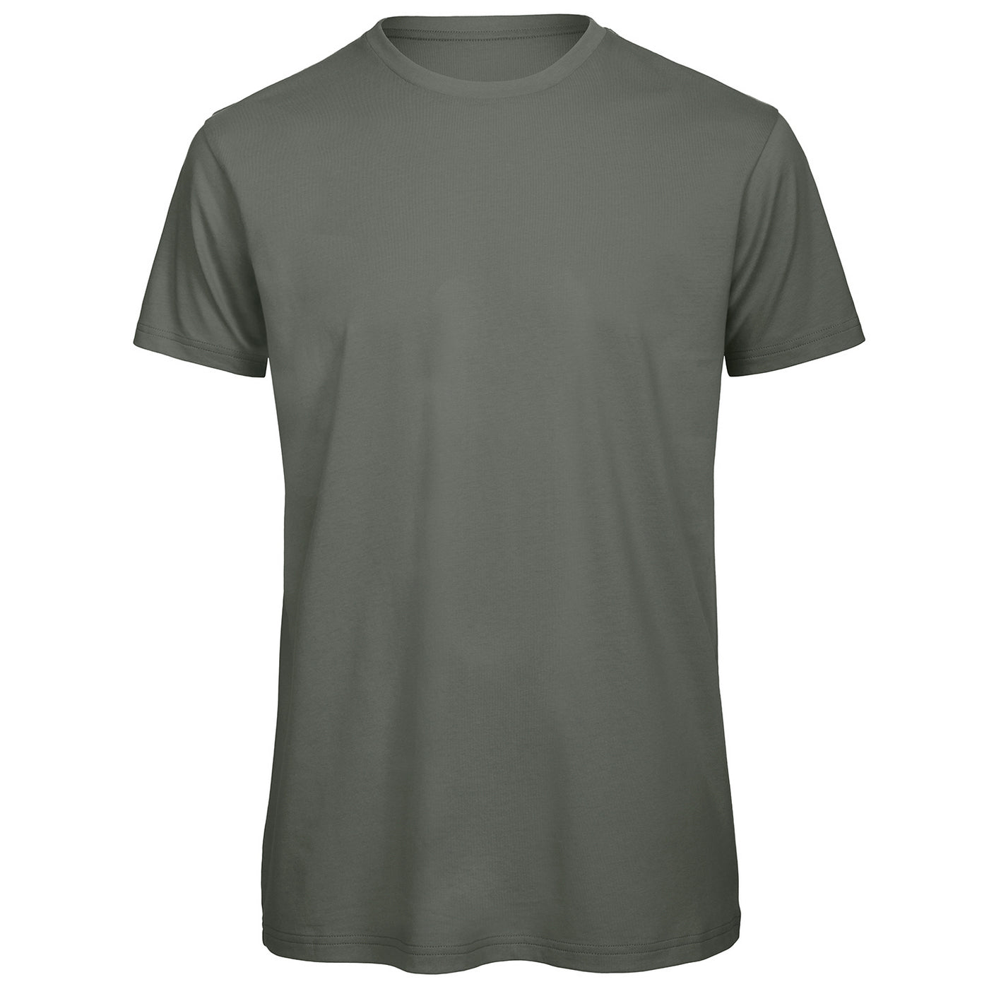 Millennial Khaki - Front - B&C Unisex Adult Inspire Organic T-Shirt