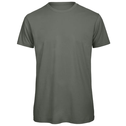 Millennial Khaki - Front - B&C Unisex Adult Inspire Organic T-Shirt