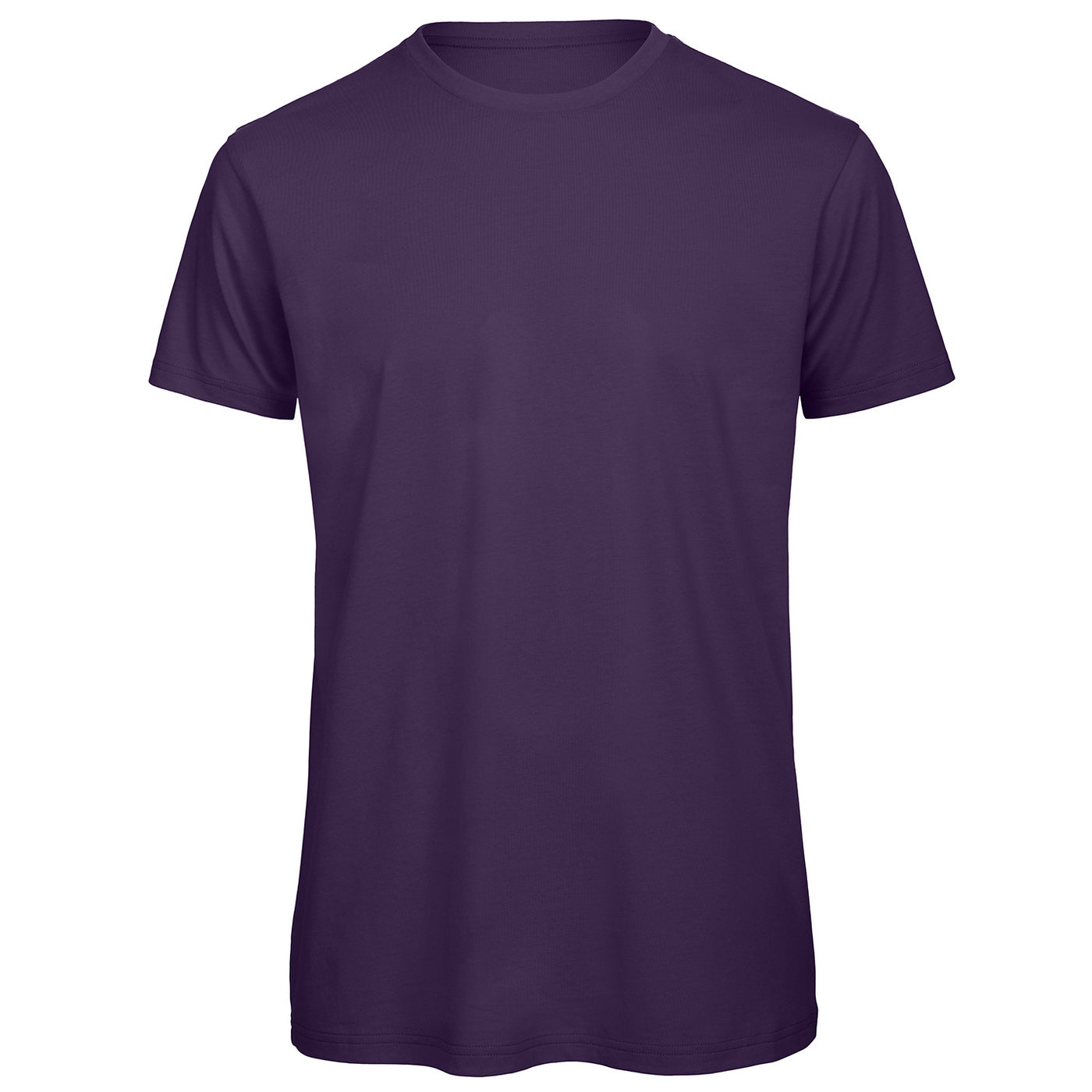 Urban Purple - Front - B&C Unisex Adult Inspire Organic T-Shirt
