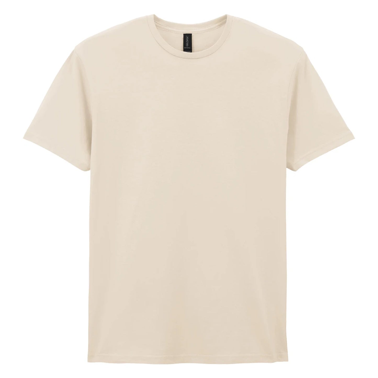 Natural - Front - Gildan Childrens-Kids Soft Style Jersey T-Shirt