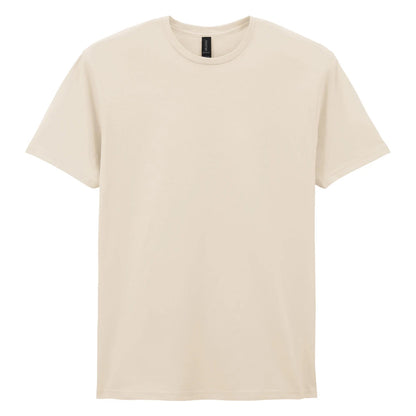 Natural - Front - Gildan Childrens-Kids Soft Style Jersey T-Shirt