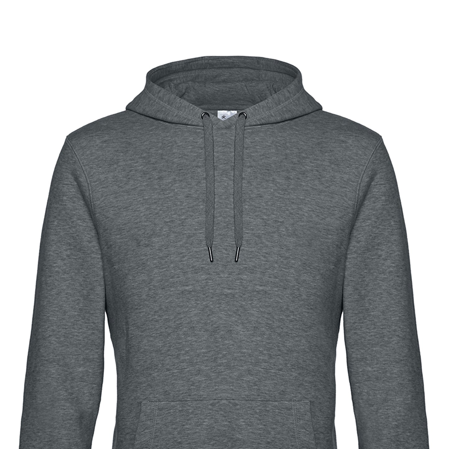 Mid Grey Heather - Back - B&C Mens King Hoodie