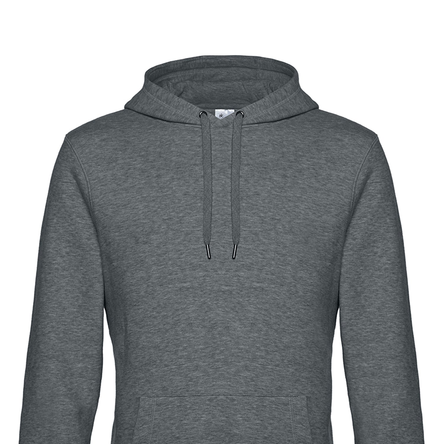 Mid Grey Heather - Back - B&C Mens King Hoodie