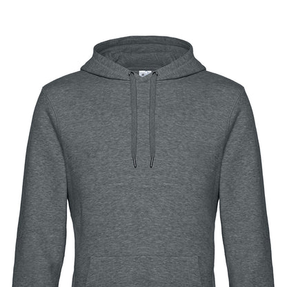 Mid Grey Heather - Back - B&C Mens King Hoodie