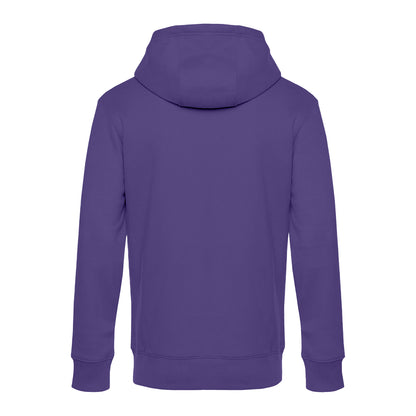 Radiant Purple - Back - B&C Mens King Hoodie